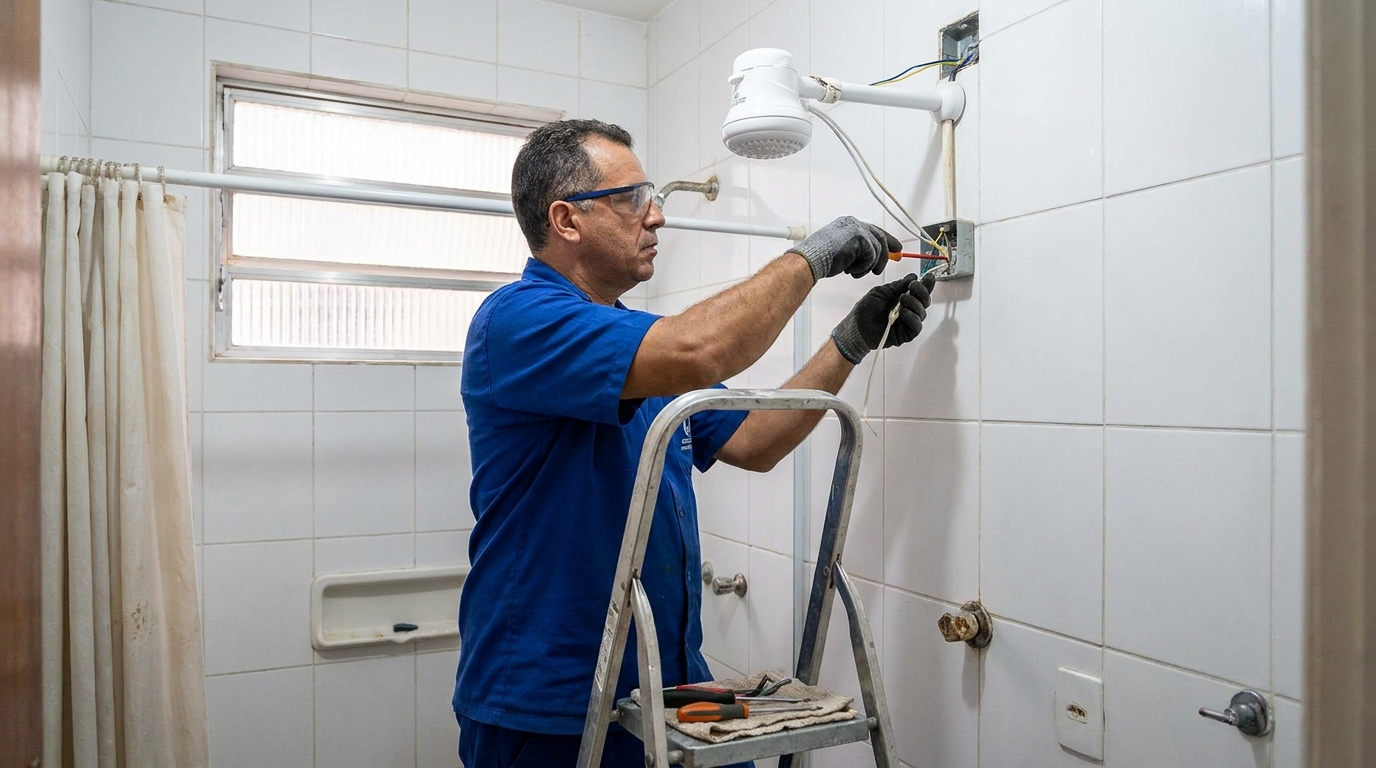 Instalação de Chuveiro Elétrico perto de mim em Belém‑PA